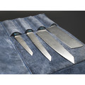 BRK набор из 4 кухонных ножей BX0232 сталь M390 satin, рукоять G10 chaotic black & blue