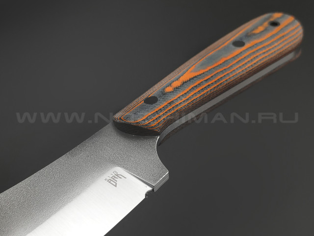 BRK нож Канадец XL BX0234 сталь K110 satin, рукоять Micarta jeans & orange