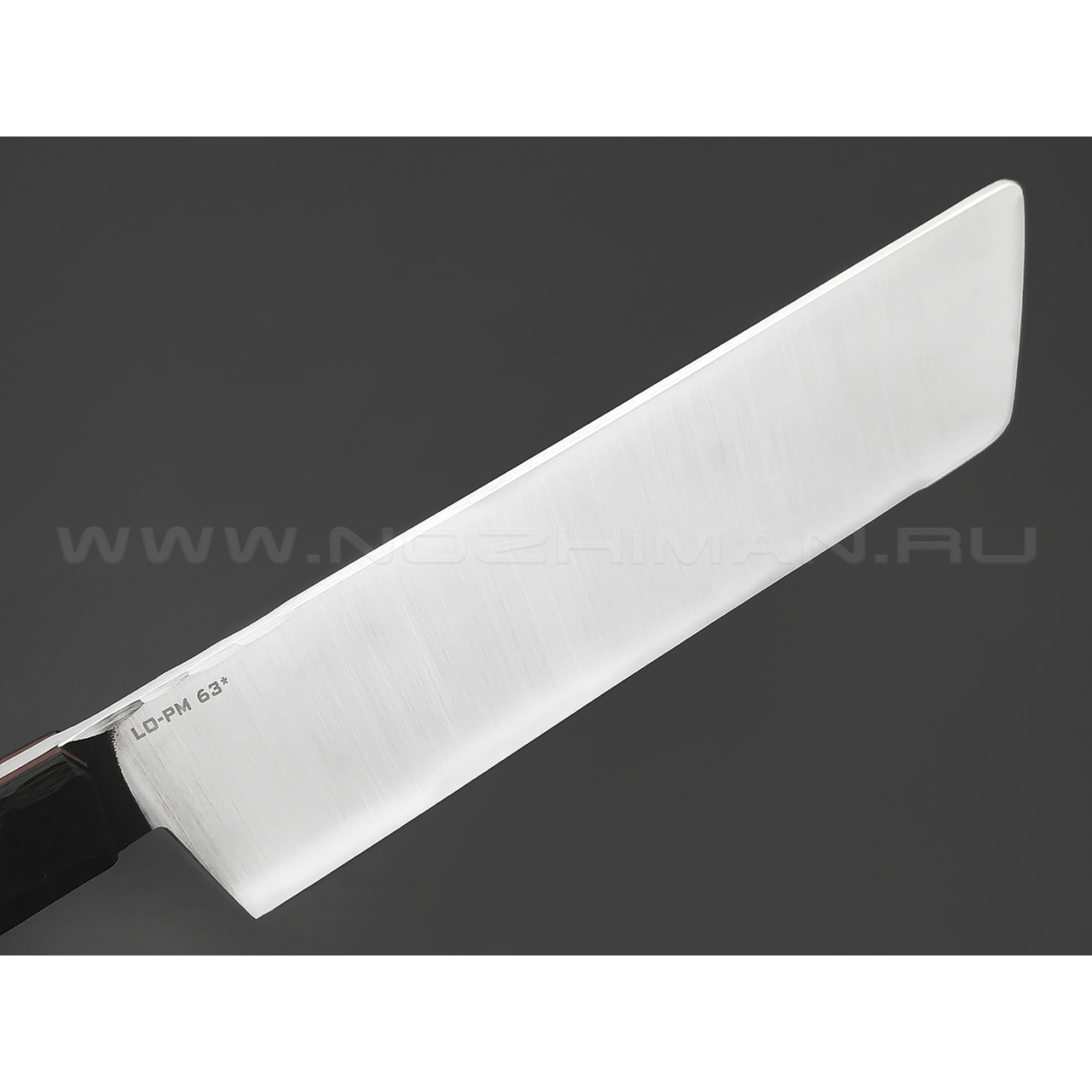 БРК кухонный нож Накири BX0213 сталь LO-PM 63, рукоять Карбон