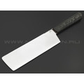 БРК кухонный нож Накири BX0213 сталь LO-PM 63, рукоять Карбон