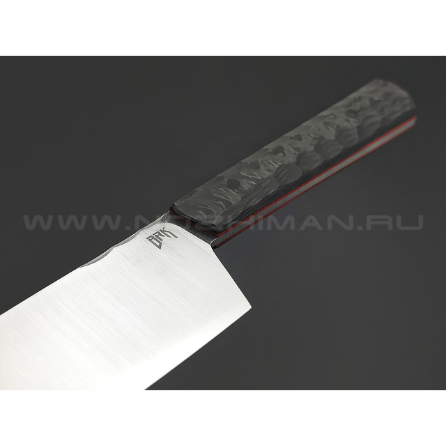 БРК кухонный нож Кирицуке BX0214 сталь LO-PM 63, рукоять Карбон