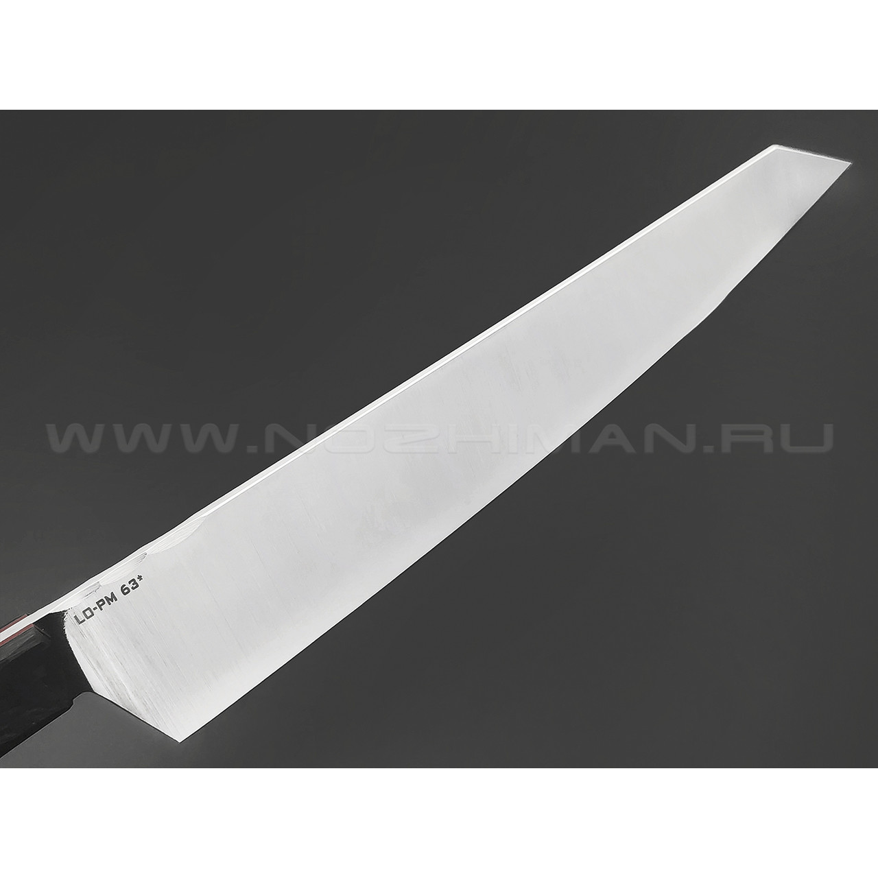 БРК кухонный нож Кирицуке BX0214 сталь LO-PM 63, рукоять Карбон
