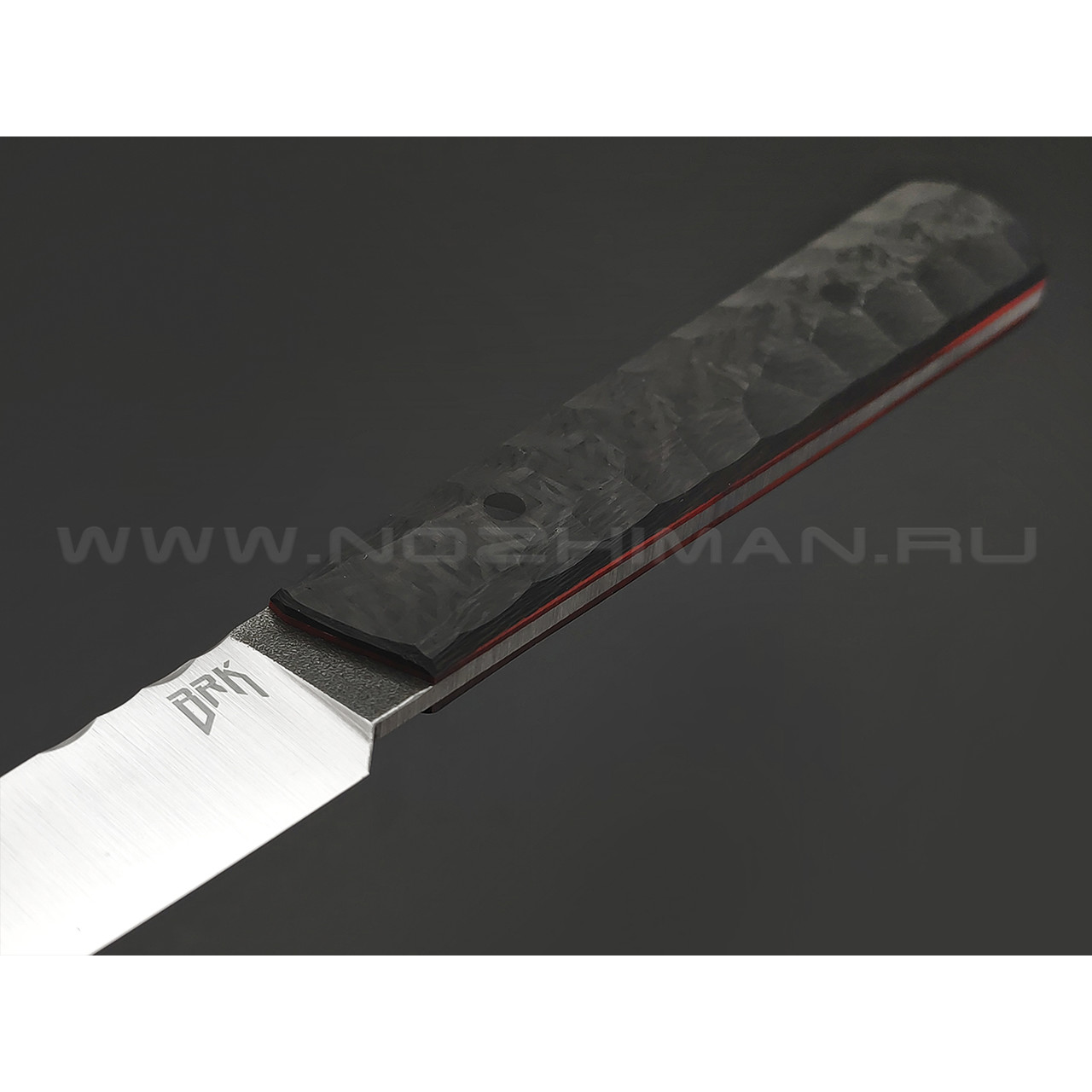 БРК кухонный нож Кирицуке-М BX0215 сталь LO-PM 63, рукоять Карбон