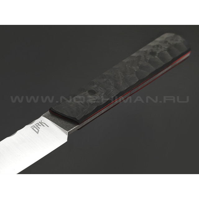 БРК кухонный нож Кирицуке-М BX0215 сталь LO-PM 63, рукоять Карбон