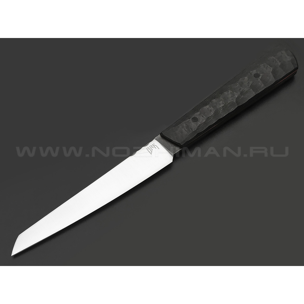 БРК кухонный нож Кирицуке-М BX0215 сталь LO-PM 63, рукоять Карбон
