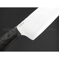 БРК кухонный нож Шеф BX0210 сталь LO-PM 63, рукоять Карбон БРК кухонный нож Шеф BX0210 сталь LO-PM 63, рукоять Карбон