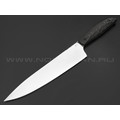 БРК кухонный нож Шеф BX0210 сталь LO-PM 63, рукоять Карбон БРК кухонный нож Шеф BX0210 сталь LO-PM 63, рукоять Карбон