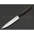 БРК кухонный нож Овощной BX0212 сталь LO-PM 63, рукоять Карбон БРК кухонный нож Овощной BX0212 сталь LO-PM 63, рукоять Карбон