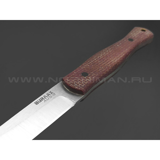 BRK нож BX0207 сталь Aus-8, рукоять Micarta maroon