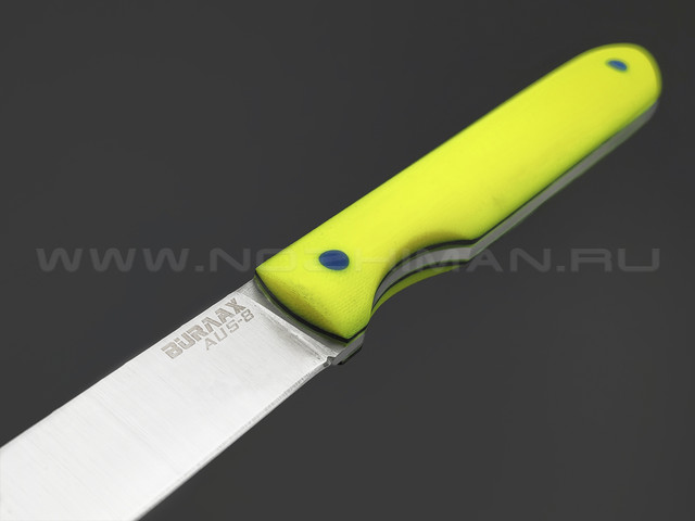 BRK нож BX0208 сталь Aus-8, рукоять Micarta neon yellow