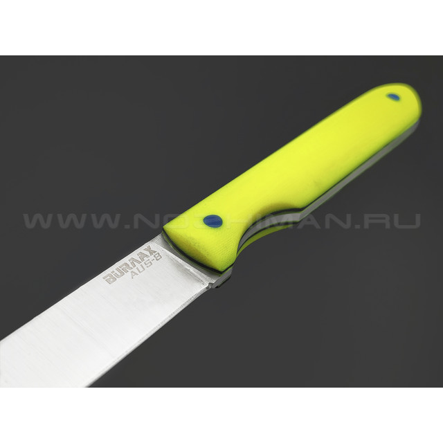BRK нож BX0208 сталь Aus-8, рукоять Micarta neon yellow