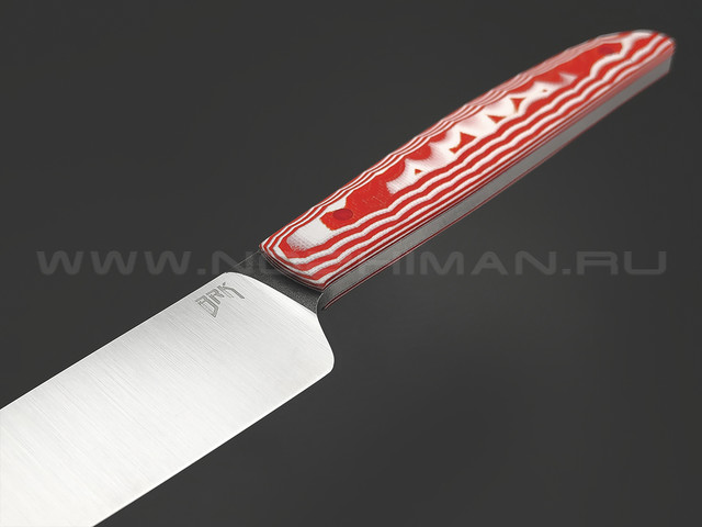 BRK кухонный нож Utility BX0219 сталь Aus-10Co, рукоять G10 red & white