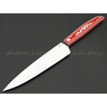 BRK кухонный нож Utility BX0219 сталь Aus-10Co, рукоять G10 red & white BRK кухонный нож Utility BX0219 сталь Aus-10Co, рукоять G10 red & white