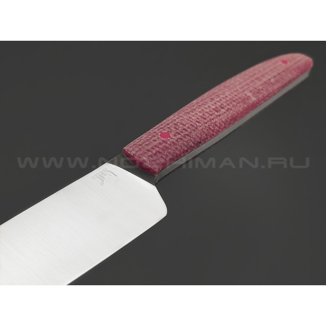 BRK кухонный нож Универсальный BX0216 сталь Aus-10Co, рукоять Микарта бордо, красные пины