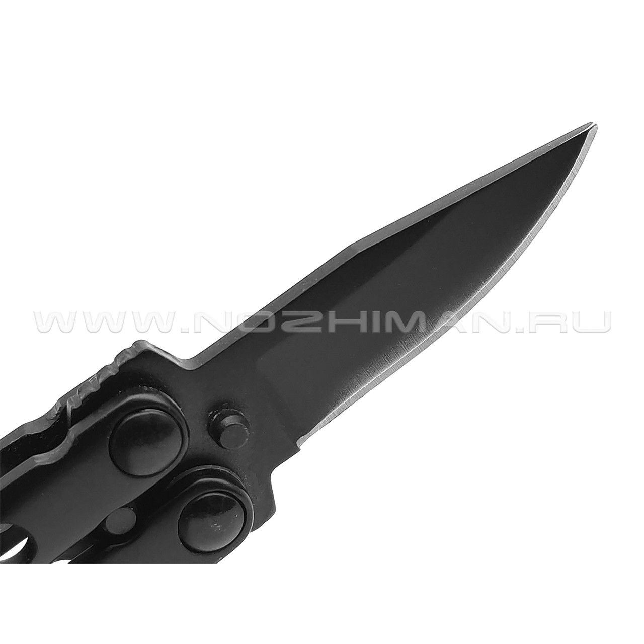 Мастер Клинок нож балисонг Гном Black MK205A сталь 420, рукоять Сталь
