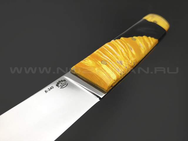 Товарищество Завьялова нож Танто дизайн Андрей Сулима сталь K340, рукоять Гибрид