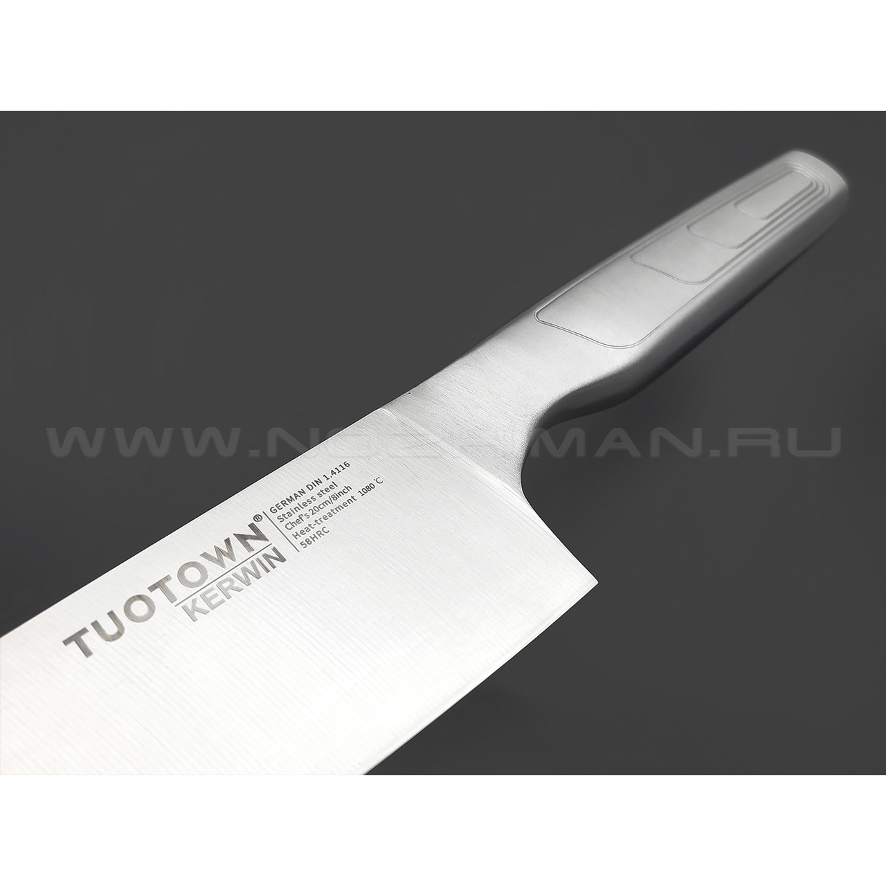 TuoTown Kerwin Chefs 20 см 258001 сталь German 1.4116, рукоять Stainless steel