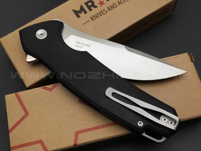 Mr.Blade складной нож Hellcat сталь VG-10 satin, рукоять G10 black