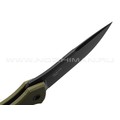 Mr.Blade складной нож Hellcat Mini сталь VG-10 блэквош, рукоять G10 olive