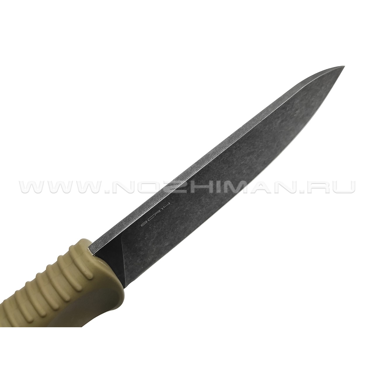 Mr.Blade нож BAT-B сталь 8Cr14 black стоунвош, рукоять TPR olive
