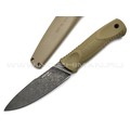 Mr.Blade нож BAT MB105 сталь 8Cr14 black стоунвош, рукоять TPR olive Mr.Blade нож BAT MB105 сталь 8Cr14 black стоунвош, рукоять TPR olive