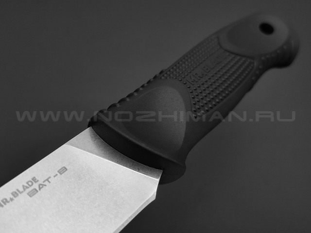 Mr.Blade нож BAT-B MB106 сталь 8Cr14 stonewash, рукоять TPR black
