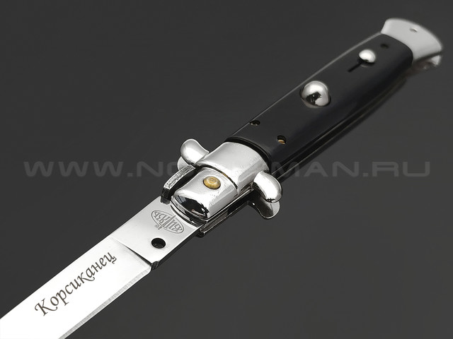 Витязь автоматический нож Корсиканец B243-341 сталь 65Х13, рукоять Карболит, сталь