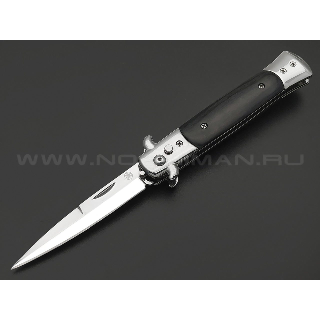 Мастер Клинок автоматический нож MA075-2 сталь 420, рукоять Дерево, Сталь