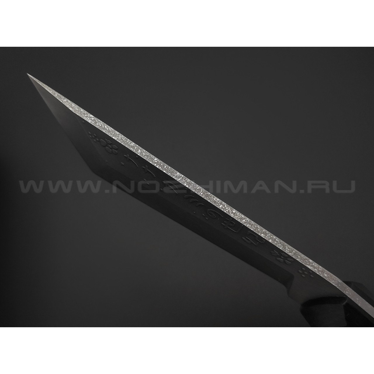 Волчий Век нож НДК 17 Custom Koi сталь Niolox WA, рукоять Carbon fiber, мозаичные пины