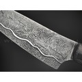 Волчий Век нож Big Chef Custom сталь N690 WA, рукоять Стаб. кость жирафа, G10, скрытый монтаж