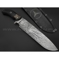 Волчий Век нож Команданте XL Custom сталь PGK WA, рукоять G10 black, carbon fiber Волчий Век нож Команданте XL Custom сталь PGK WA, рукоять G10 black, carbon fiber