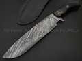 Волчий Век нож Команданте XL Custom сталь PGK WA, рукоять G10 black, carbon fiber