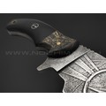 Волчий Век нож Команданте XL Custom сталь PGK WA, рукоять G10 black, carbon fiber Волчий Век нож Команданте XL Custom сталь PGK WA, рукоять G10 black, carbon fiber
