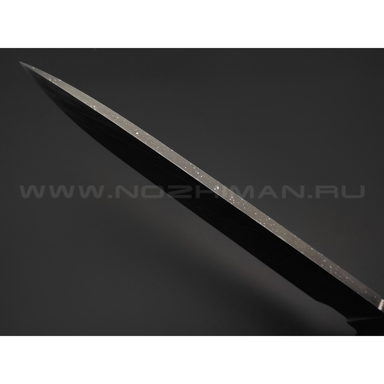Волчий Век нож Команданте XL Custom сталь PGK WA, рукоять G10 black, carbon fiber