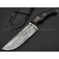 Волчий Век нож Начпрод Custom сталь PGK WA, рукоять G10 black, carbon fiber Волчий Век нож Начпрод Custom сталь PGK WA, рукоять G10 black, carbon fiber