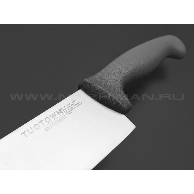 TuoTown Butcher Chef 25 см 231001 сталь German 1.4116, рукоять ABS grey
