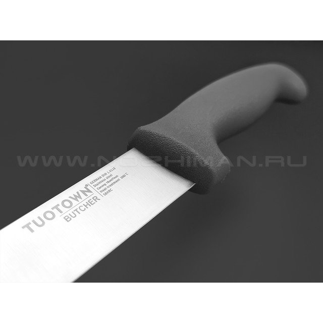 TuoTown Butcher Carving 18 см 230703 сталь German 1.4116, рукоять ABS grey