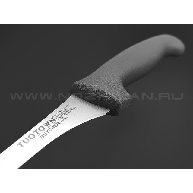 TuoTown Butcher Fillet 23 см 230918 сталь German 1.4116, рукоять ABS grey