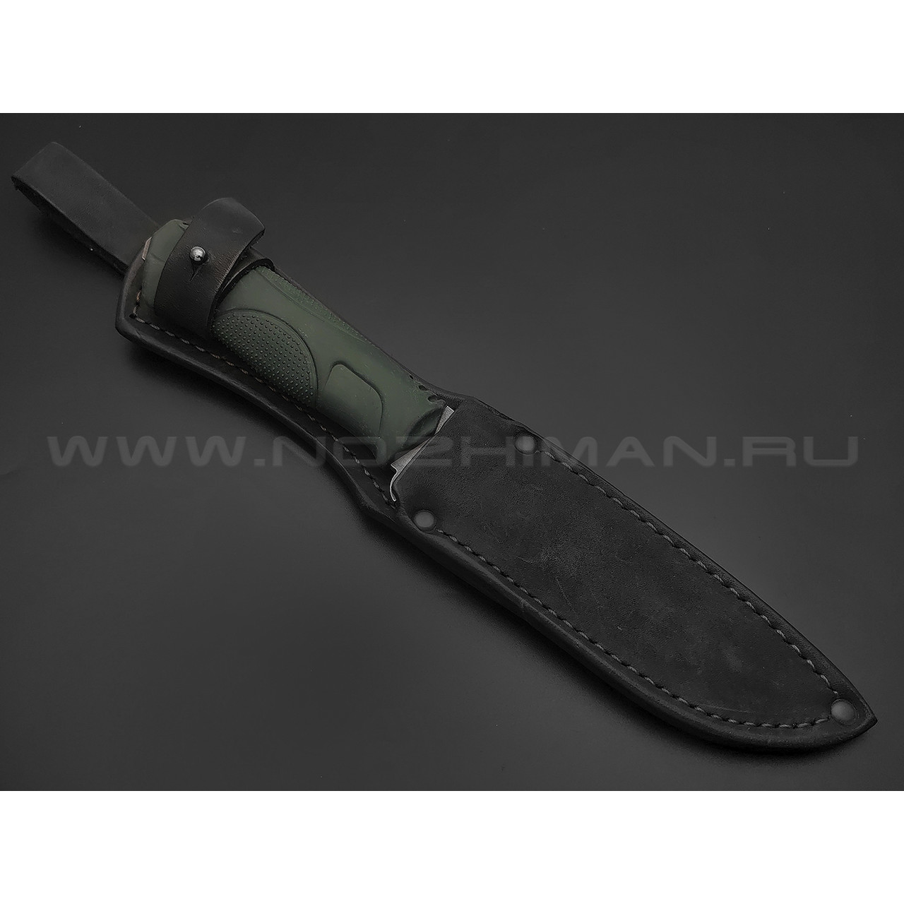 Платонов Д.Г. нож Барс сталь Aus-10Co стоунвош, рукоять Резина