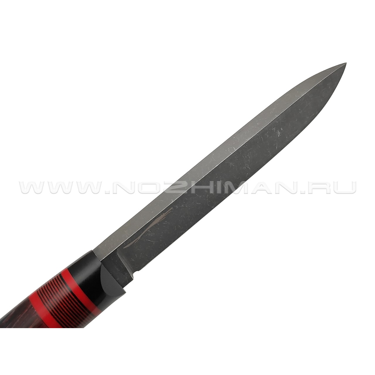 Волчий Век нож Слоник Custom сталь 95Х18 WA, рукоять Стаб. карельская береза, G10