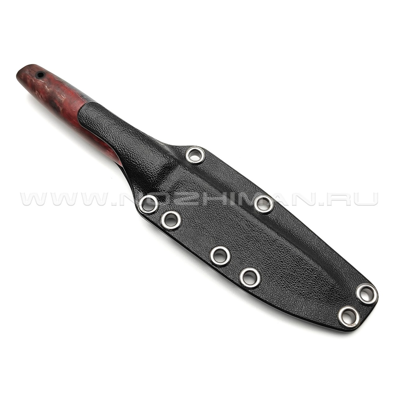 Волчий Век нож Слоник Custom сталь 95Х18 WA, рукоять Стаб. карельская береза, G10
