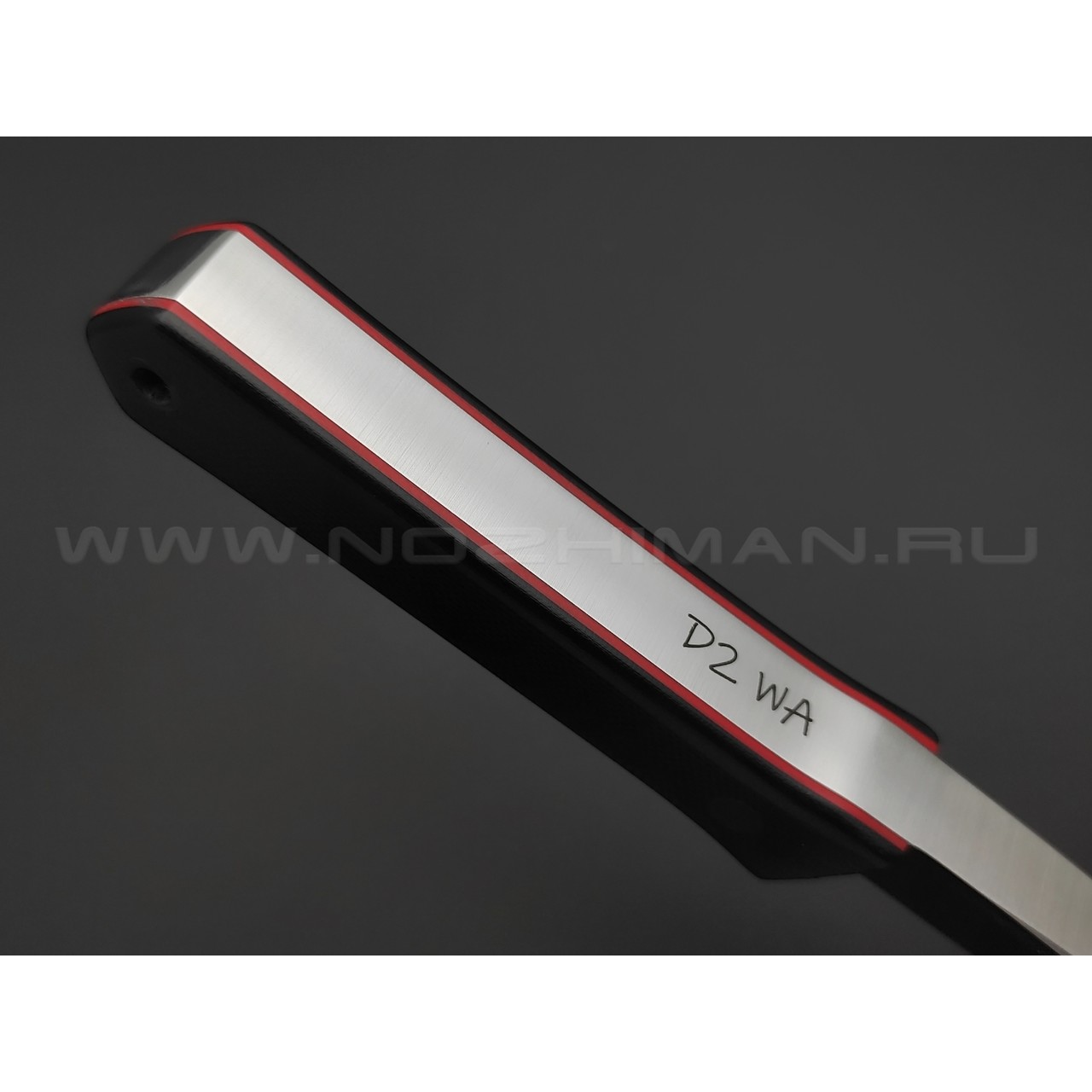 Волчий Век нож Кинжалойд сталь D2 WA обух 10 мм, рукоять G10 black