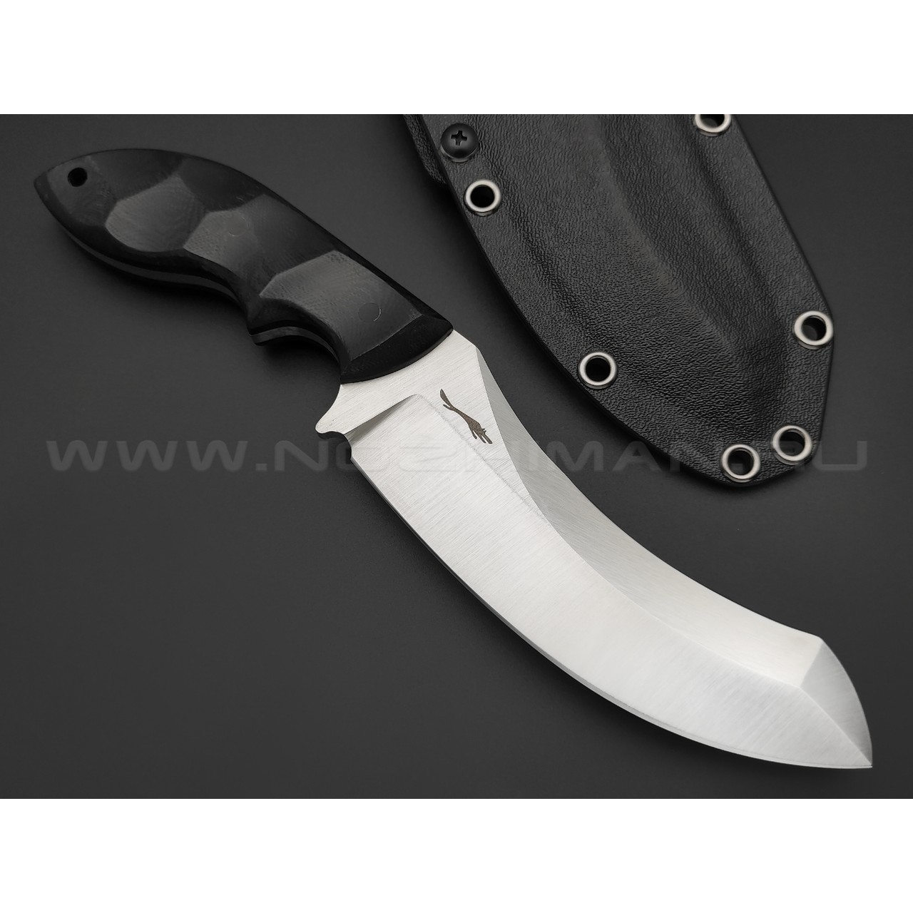 Волчий Век нож Кондрат 12 сталь N690 WA satin, рукоять G10 black