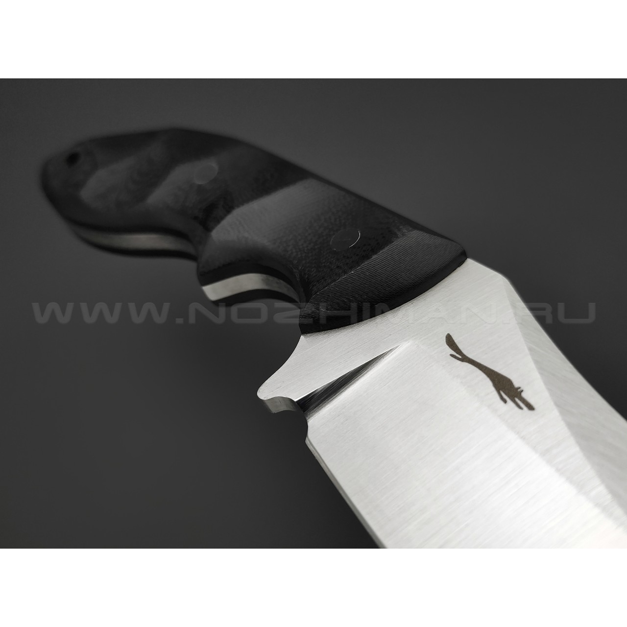 Волчий Век нож Кондрат 12 сталь N690 WA satin, рукоять G10 black