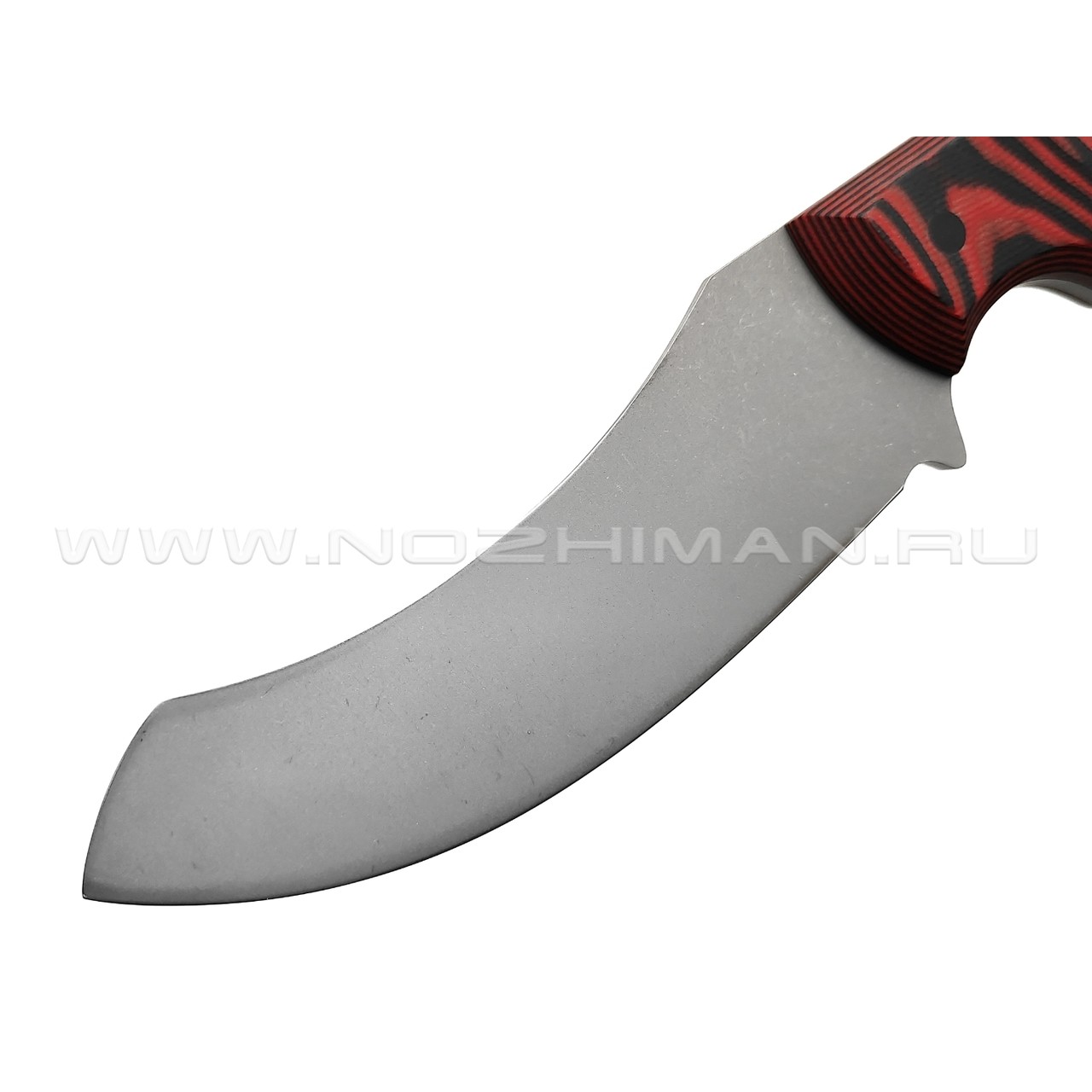 Волчий Век нож Кондрат 10 сталь N690 WA стоунвош, рукоять G10 black & red