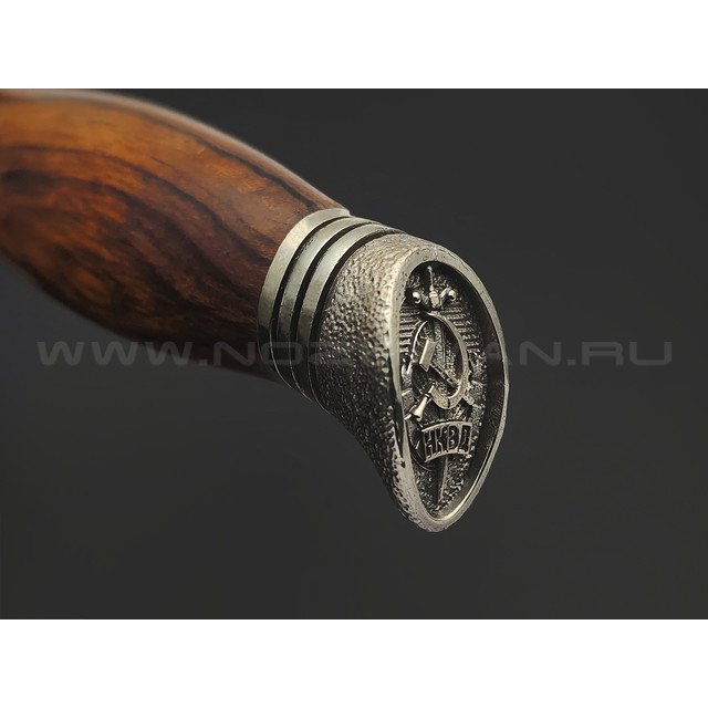 Фурсач А. А. нож Финка НКВД мини, сталь PGK, рукоять Айронвуд, мельхиор