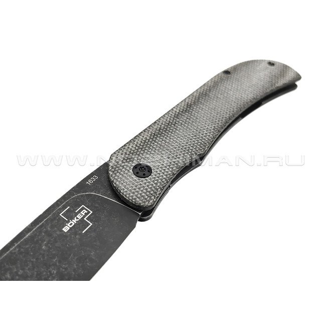 Нож Boker Plus Exskelibur I Framelock 01BO359 сталь D2, рукоять Micarta OD green