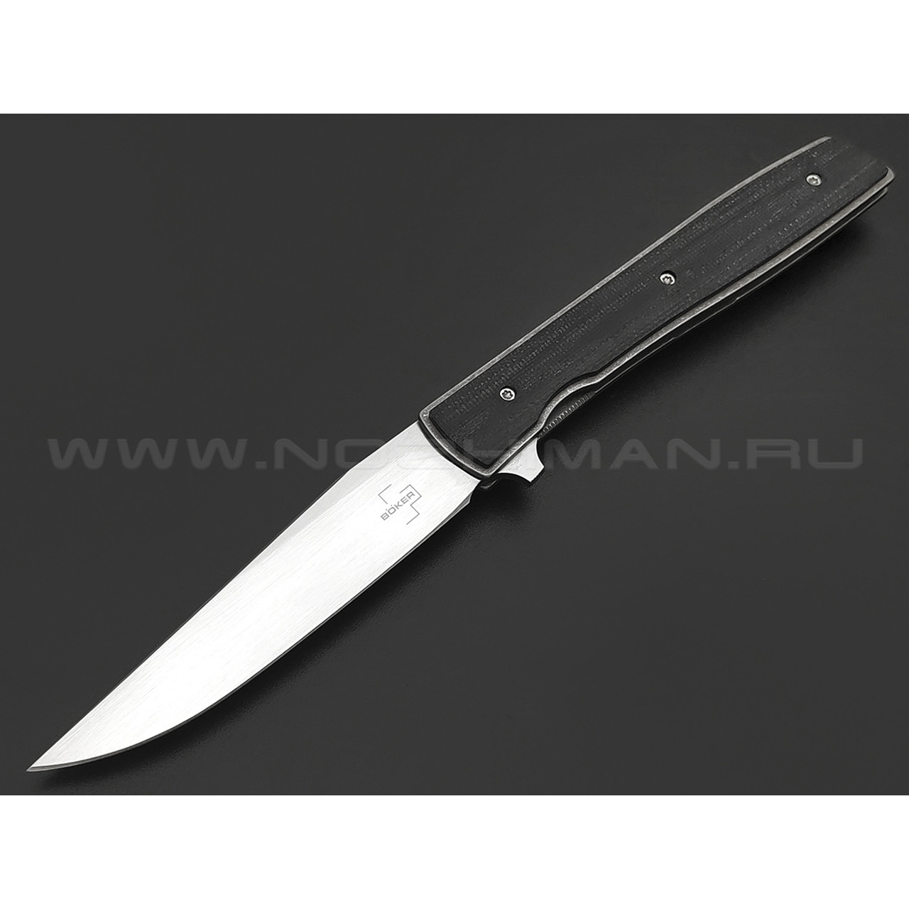 Нож Boker Plus Urban Trapper 01BO732 сталь VG-10, рукоять G10 black, titanium