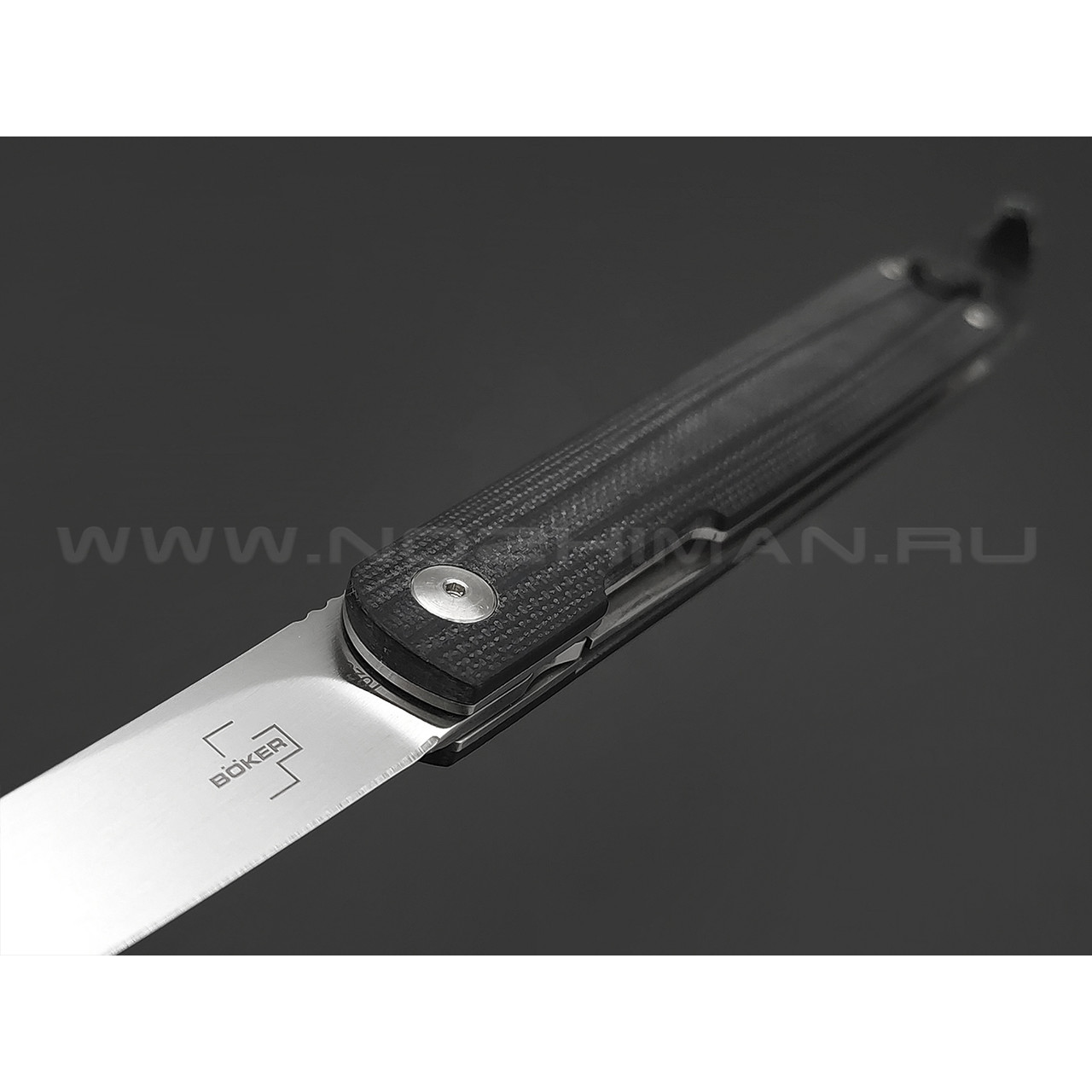 Нож Boker Plus Nori 01BO890 сталь VG-10, рукоять G10 black