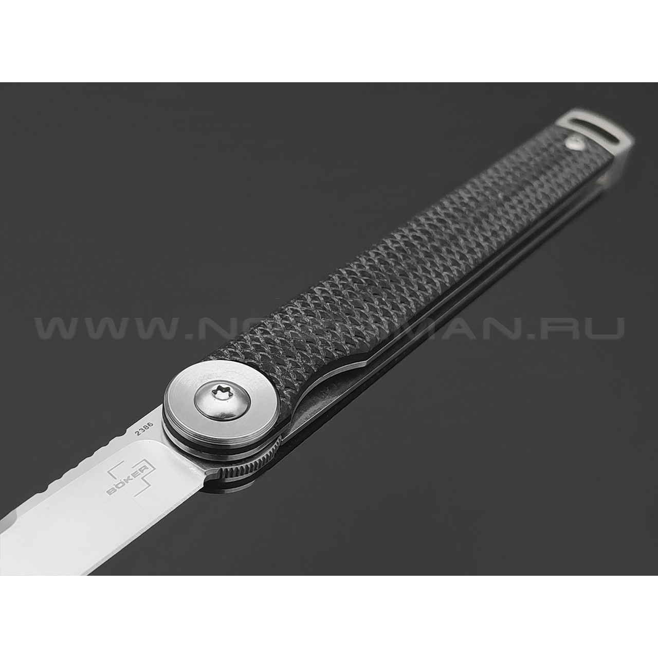 Нож Boker Plus Kaizen Black 01BO390 сталь D2, рукоять G10 black